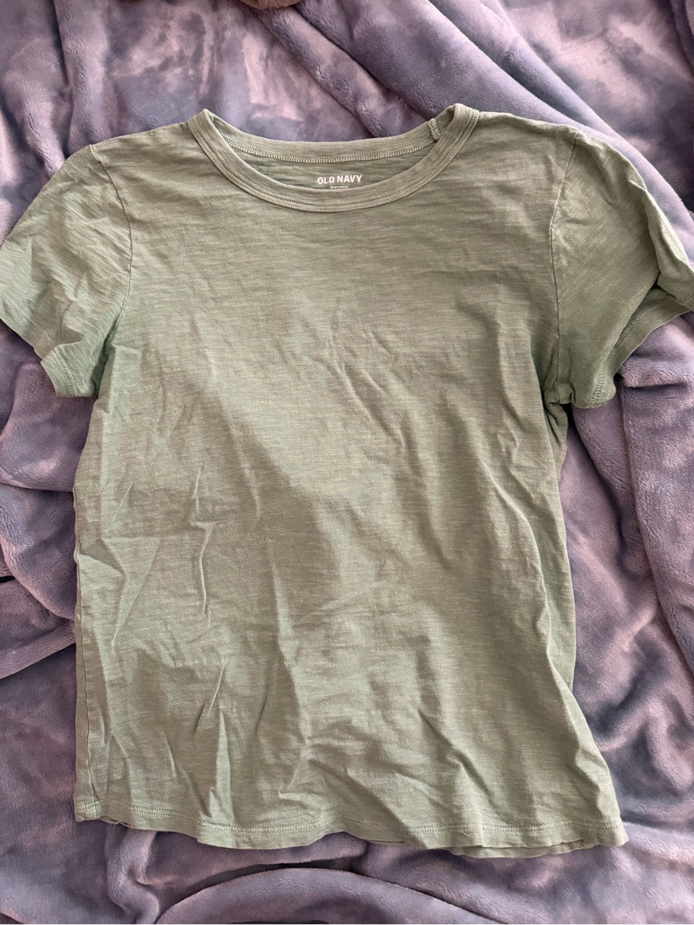 Old Navy Olive Short Sleeve Crew Tee